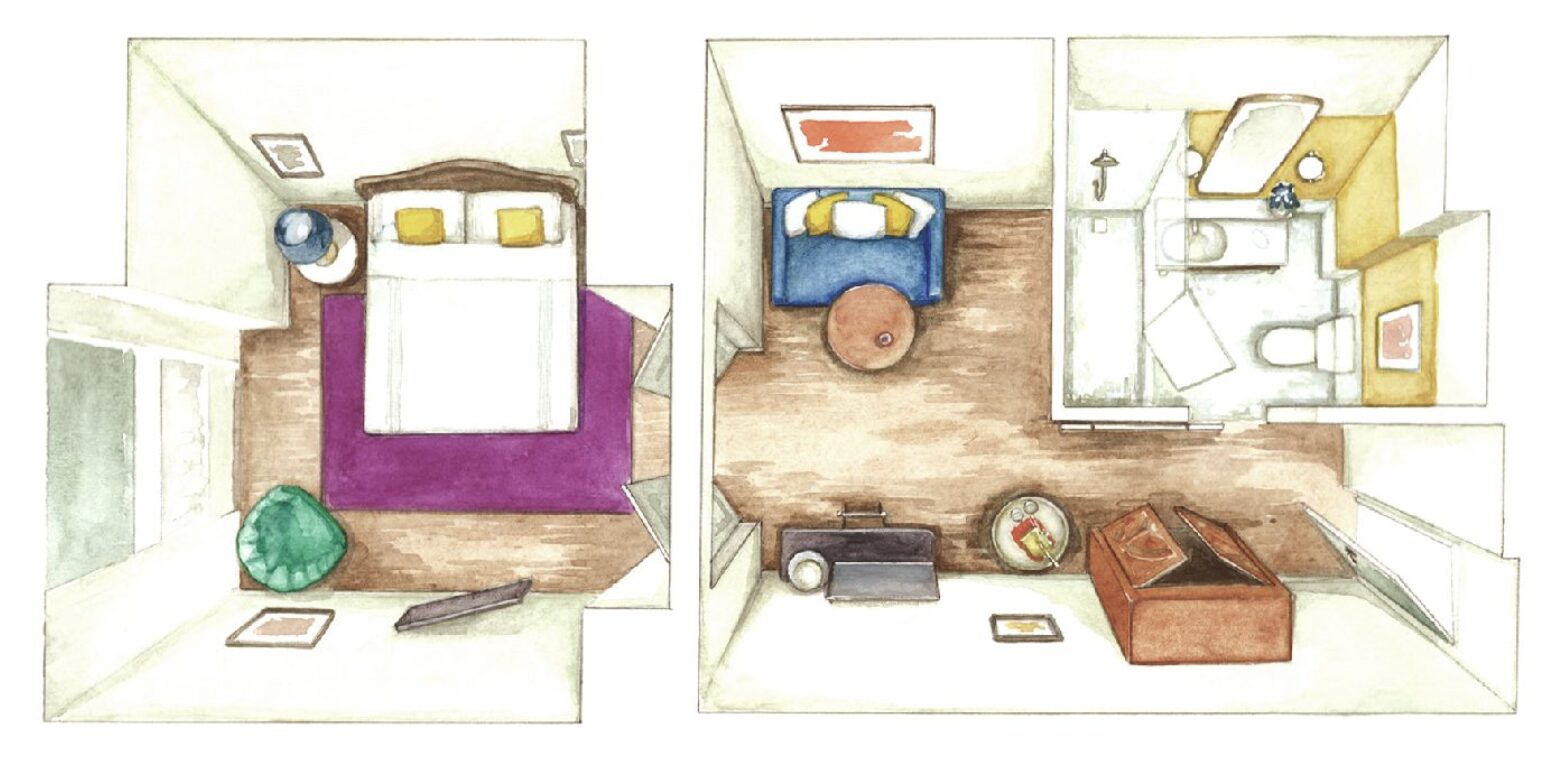 One Bedroom Suite Floorplan