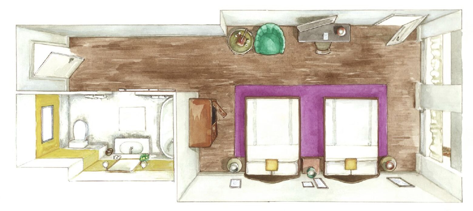 Double Queen Floorplan